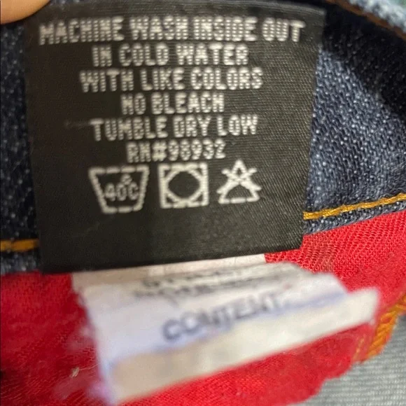 Red Engine Bonfire Women's Dark Blue Straight Leg Jeans. Very Good Condition.